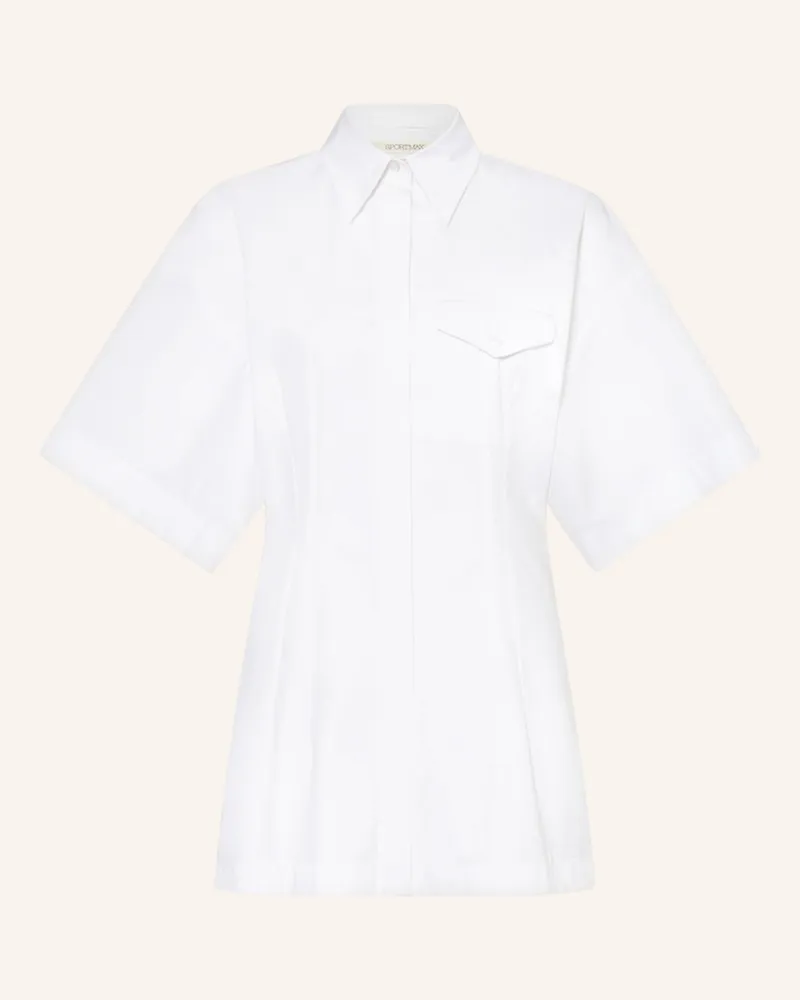 SPORTMAX Hemdbluse Curve weiss Weiss