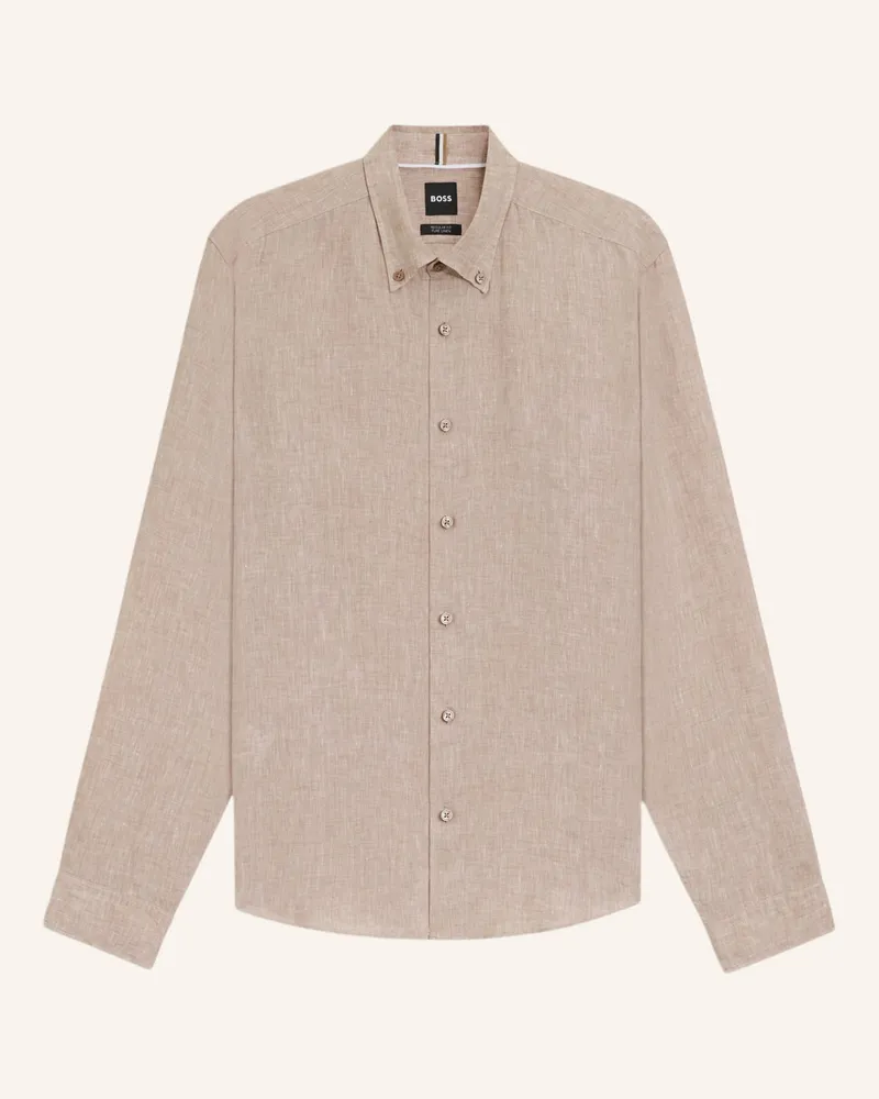 HUGO BOSS Casual Hemd C-LIAM-S-BD-C1-243 Regular Fit Beige