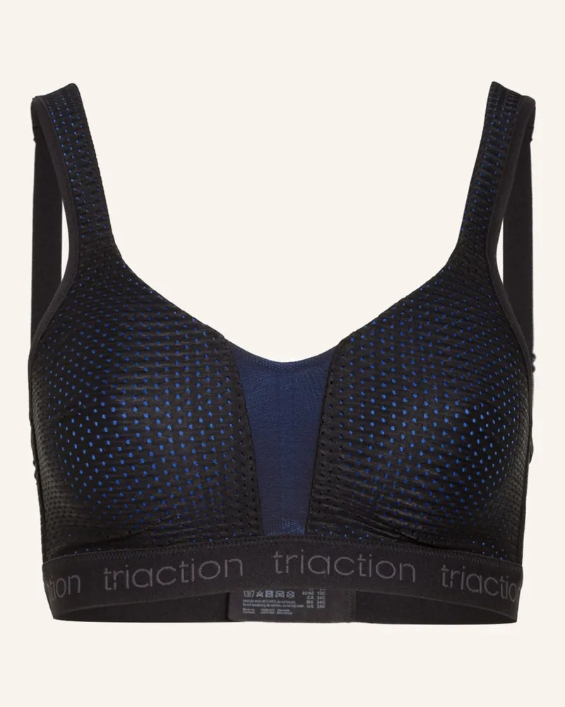Triumph Sport-Bh Triaction Energy Lite Mit Mesh schwarz Schwarz