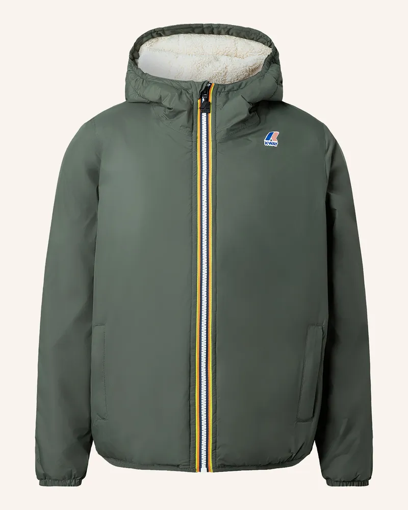 K-Way Funktionsjacke P. Le Vrai 4.0 Claude Orsetto gruen Dunkelgrün
