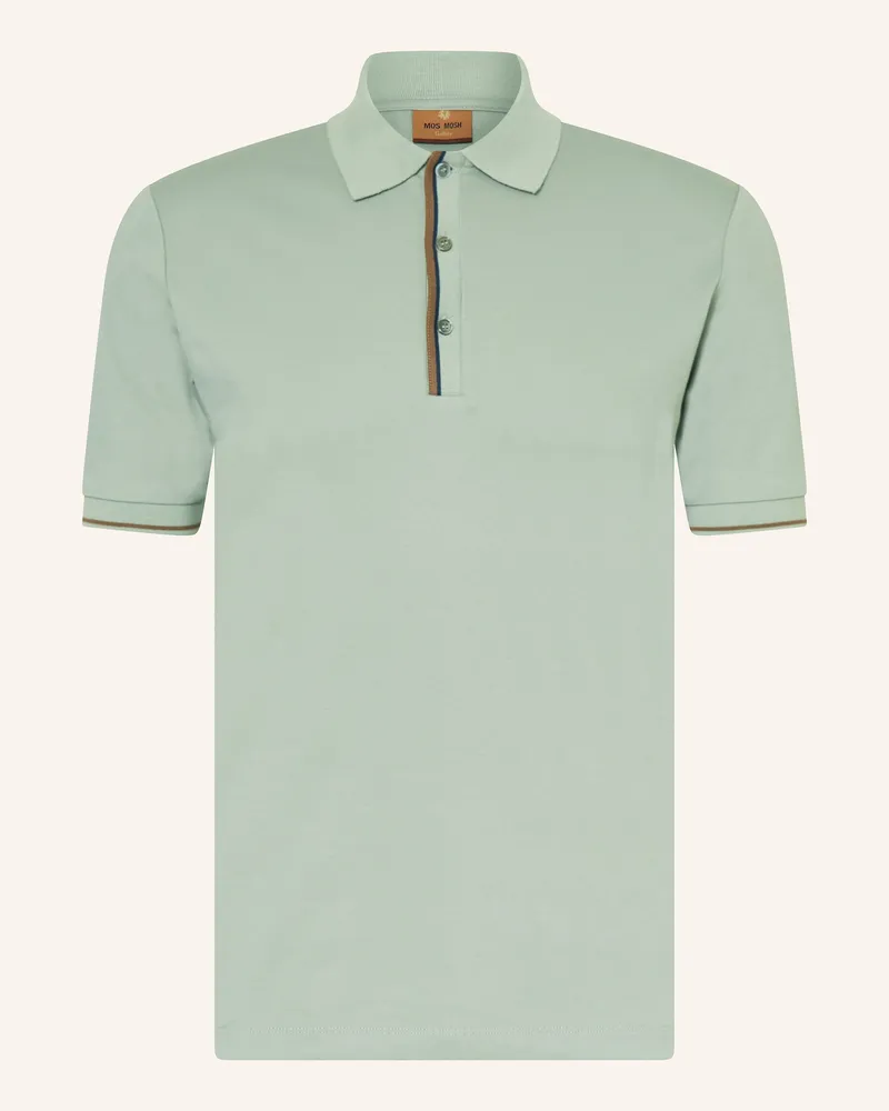 Mos Mosh Piqué-Poloshirt MMGHARVEY Grün