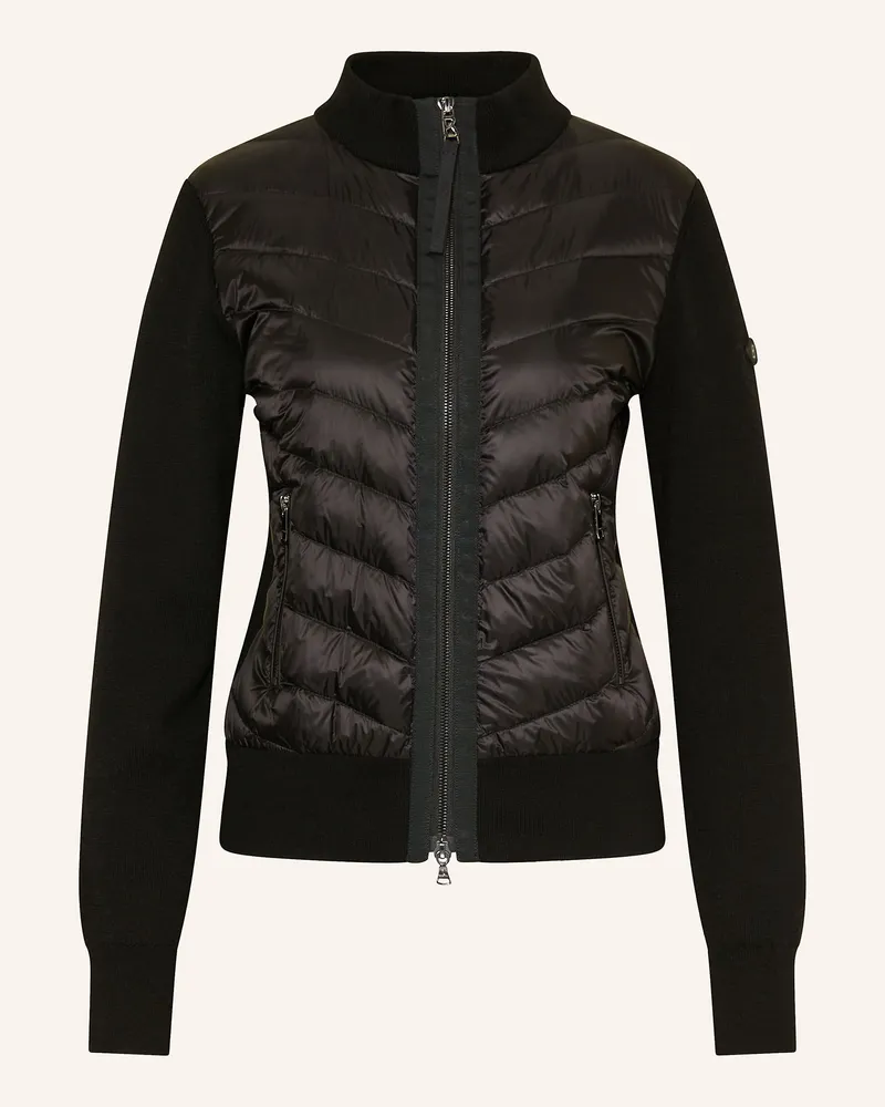 Bogner Daunenjacke ZILLY-D1 im Materialmix Schwarz