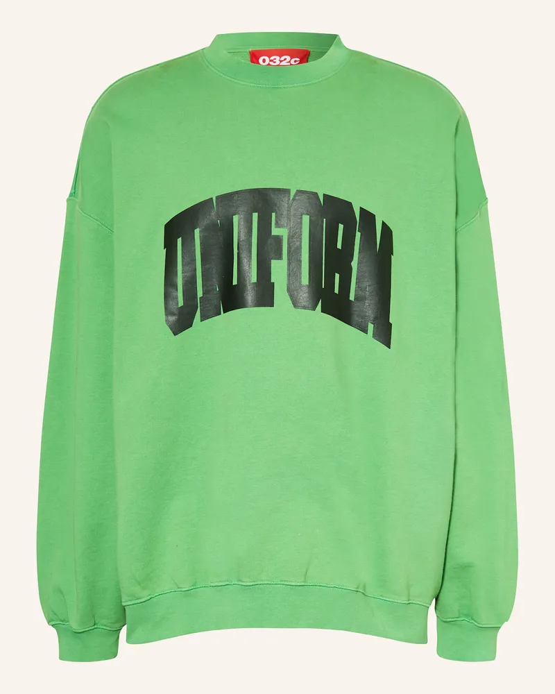 032c Sweatshirt Lucky Strike gruen Grün