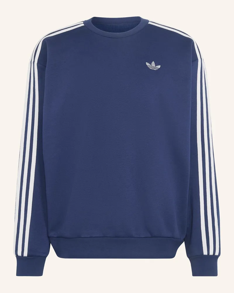 adidas Adicolor 3-Streifen Oversized Crewneck blau Blau