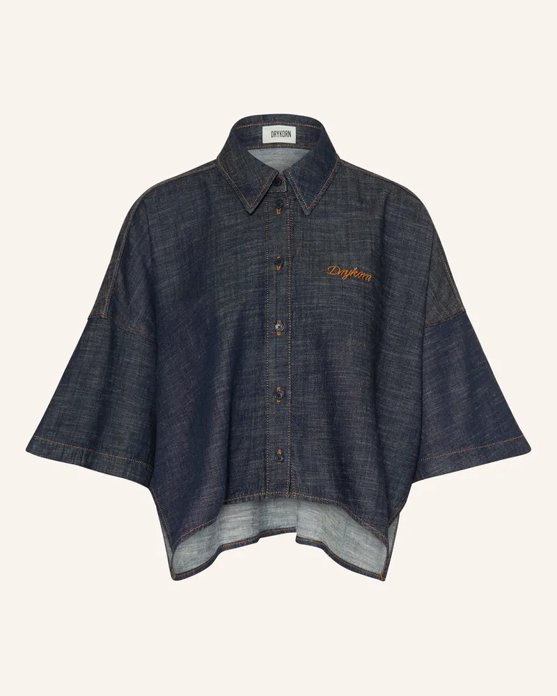Drykorn Jeansbluse Serith blau Dunkelblau