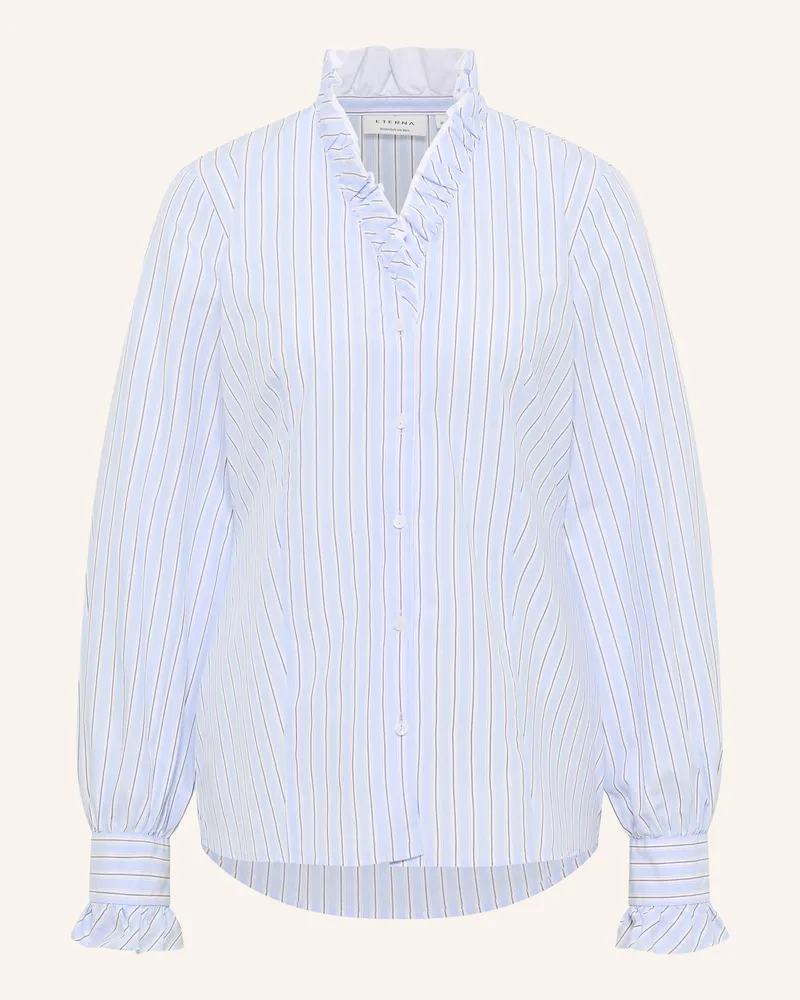 Eterna Bluse REGULAR FIT Hellblau