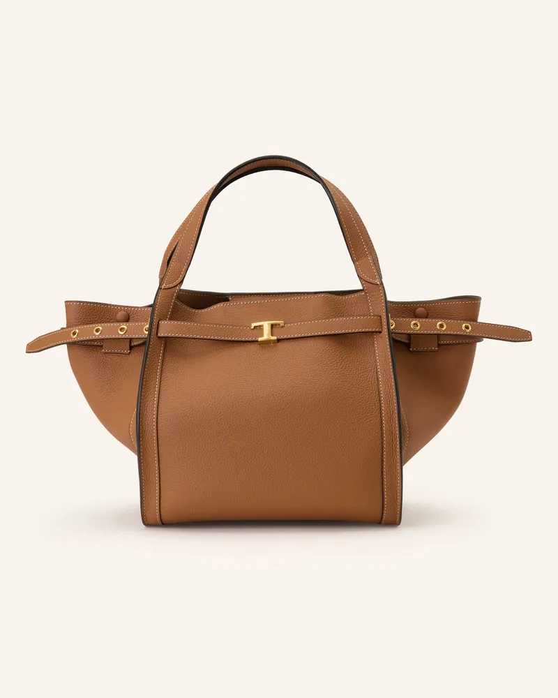 TOD'S Shopper Tim Small braun Braun