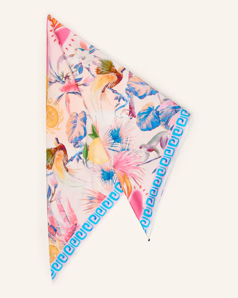 Codello Dreieckstuch aus Seide Pink