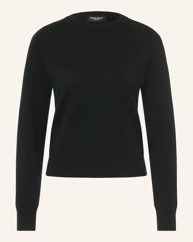 Repeat Cashmere-Pullover schwarz Schwarz