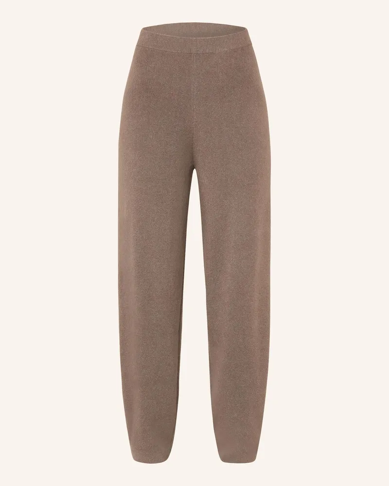 Iris von Arnim Strickhose ROBERTHA aus Cashmere Braun
