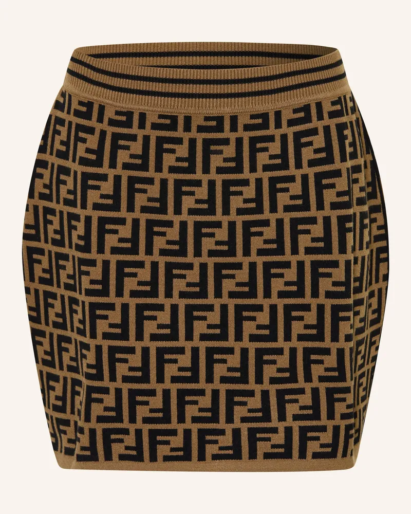 Fendi Strickrock braun Braun