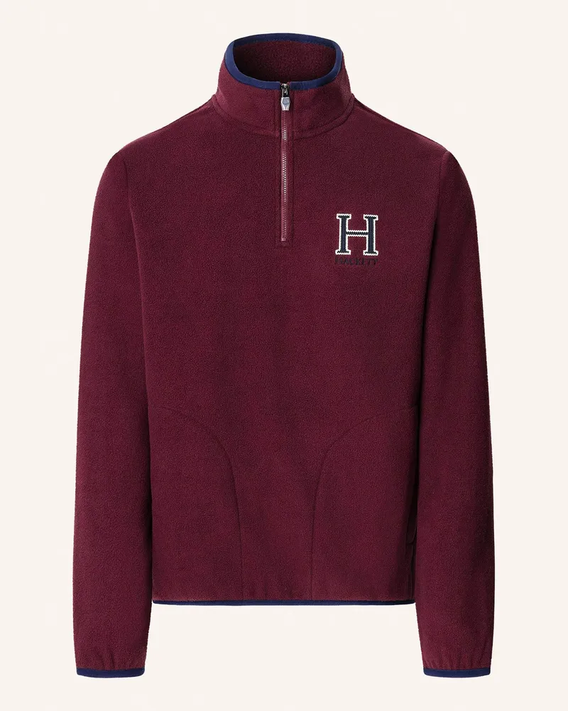 Hackett Sweatshirt HERITAGE H FLC HZ Dunkelrot