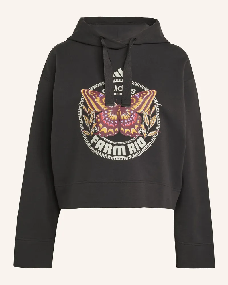 adidas ADIDAS X FARM KAPUZENJACKE Schwarz