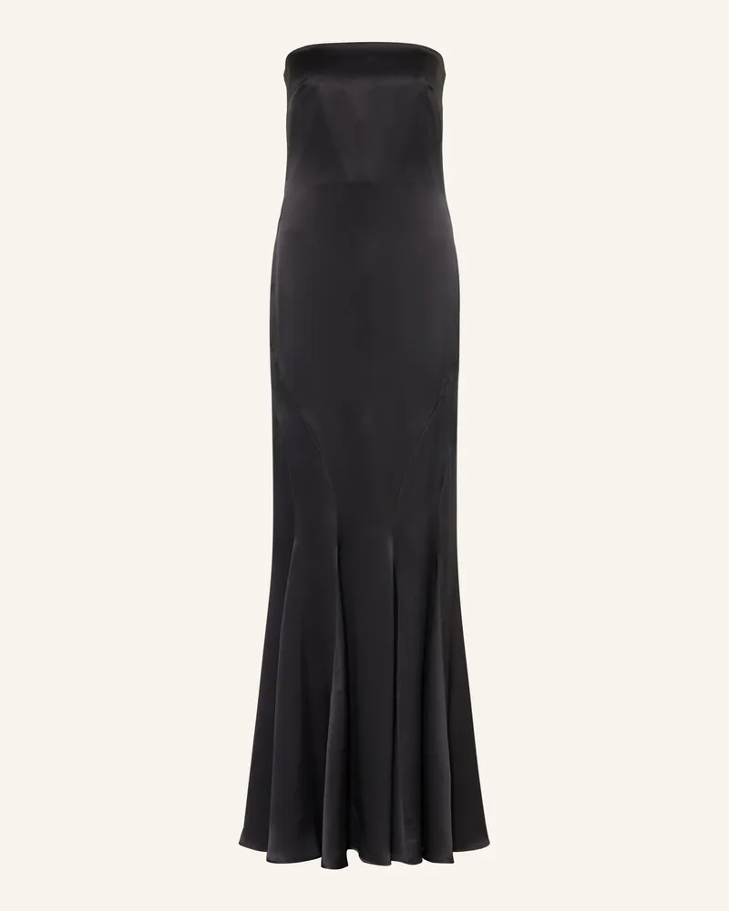 Max Mara Off-Shoulder-Kleid Sport Aus Seide schwarz Schwarz