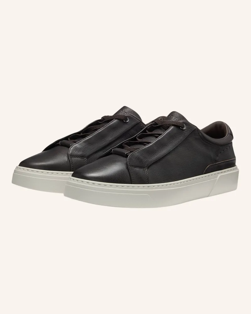 HUGO BOSS Sneaker GARY_TENN_LTGR Dunkelbraun
