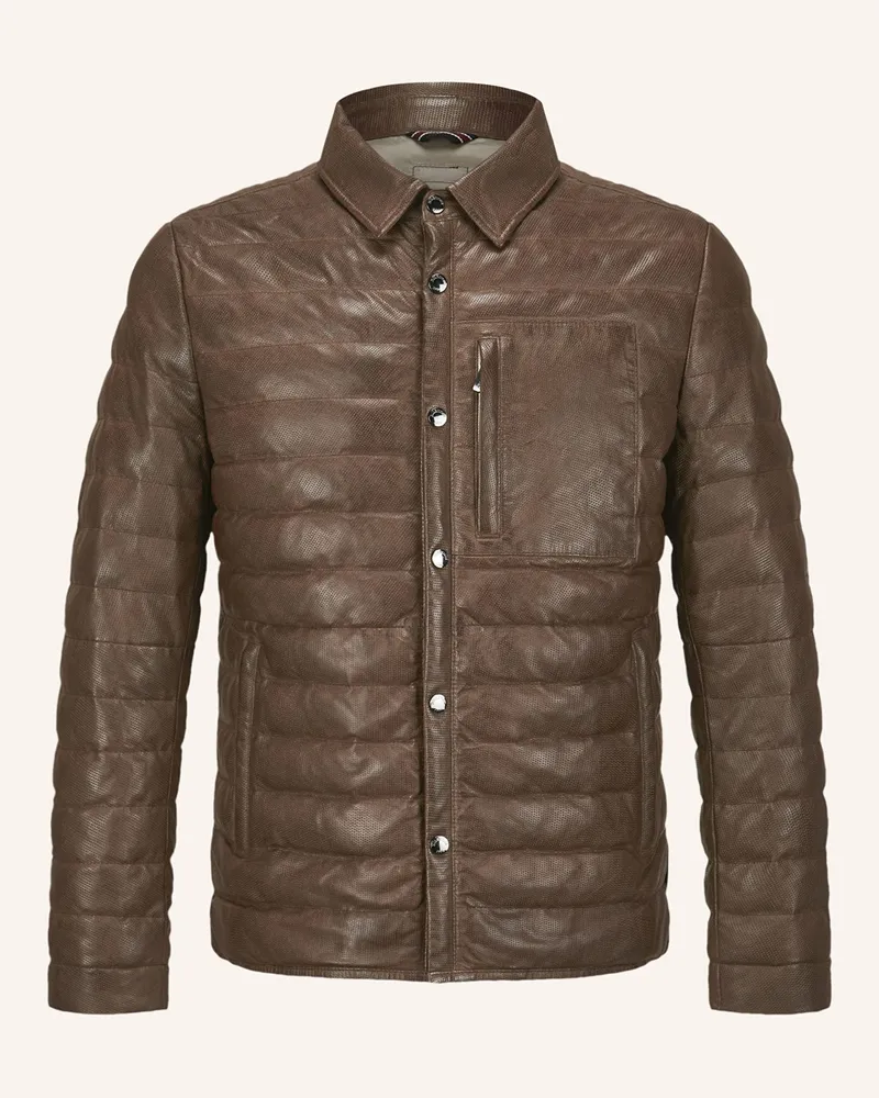 Milestone Lederjacke Msbenny braun Dunkelbraun