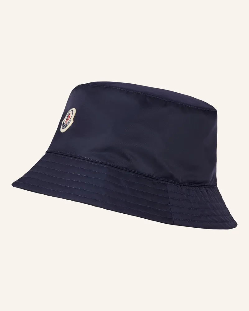 Moncler Bucket-Hat blau Dunkelblau
