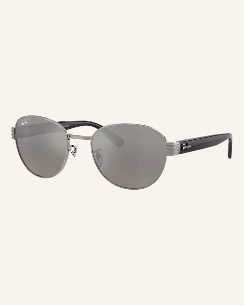 Ray Ban Sonnenbrille rb3766ch grau Silber