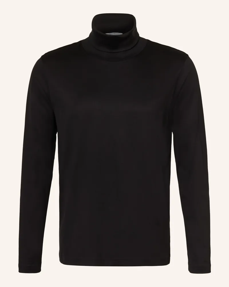 Stefan Brandt Rollkragenshirt Eli schwarz Schwarz