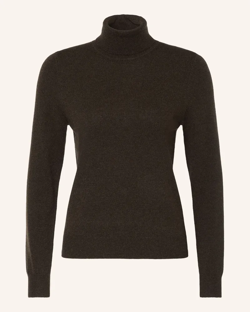 Repeat Rollkragenpullover Aus Cashmere braun Dunkelbraun