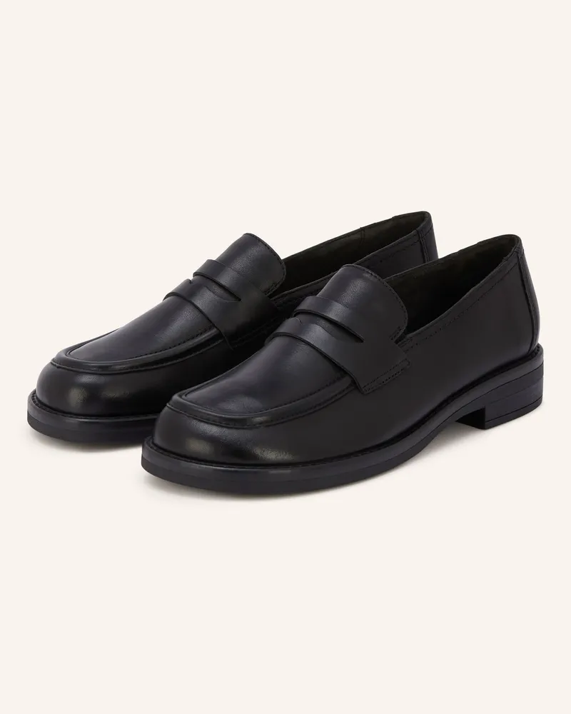 paul green Penny-Loafer schwarz Schwarz