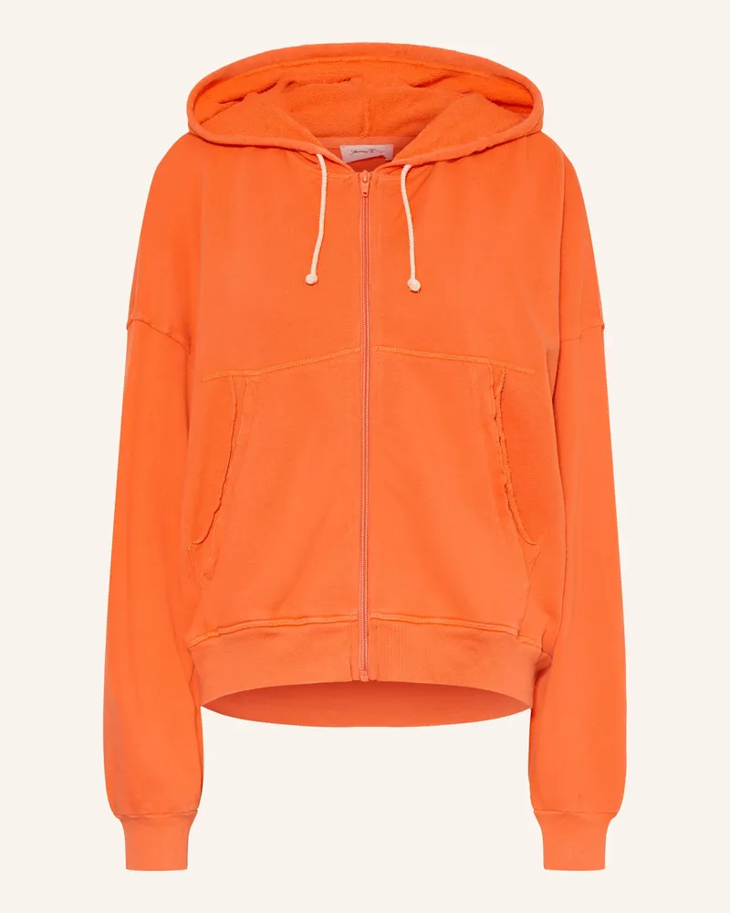 American Vintage Sweatjacke Vibtown orange Lachs