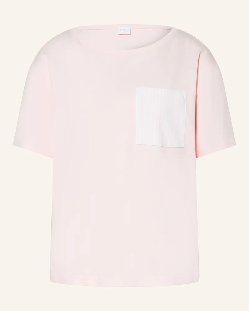 Mey Schlafshirt Serie Adorable Lines rosa Hellrosa