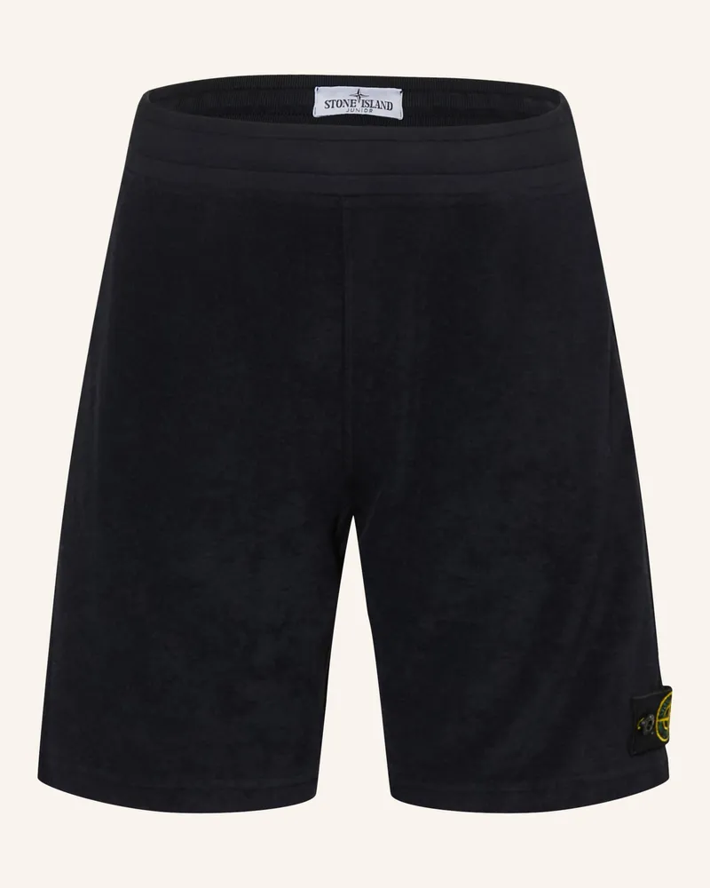 Stone Island Frotteeshorts Dunkelblau