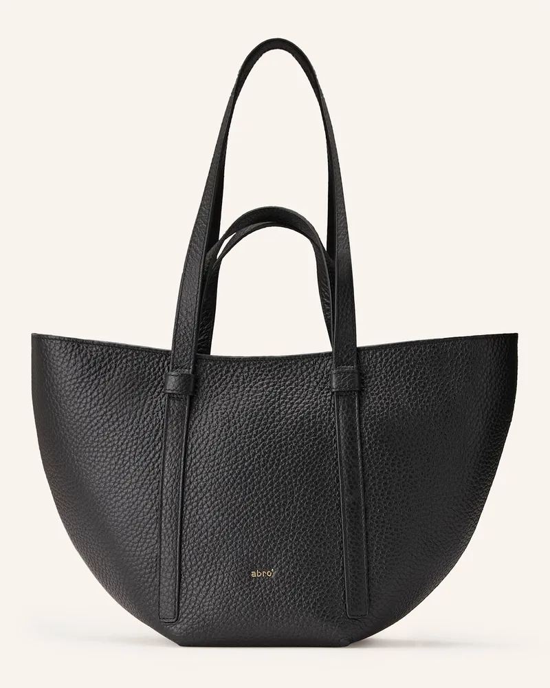 Abro Shopper COSMO MEDIUM mit Pouch Schwarz