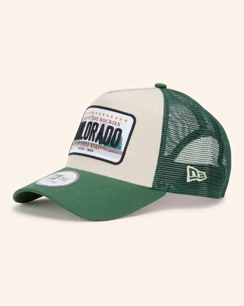 New Era Cap Licence Plate Trucker gruen Grün