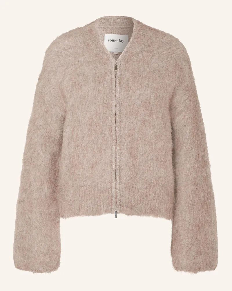 someday. Strickjacke Tanzina Mit Alpaka beige Taupe