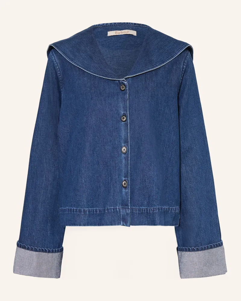 Barbour Jeansbluse Dartmoor blau Dunkelblau