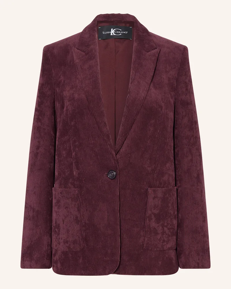 Luisa Cerano Cordblazer Dunkelrot