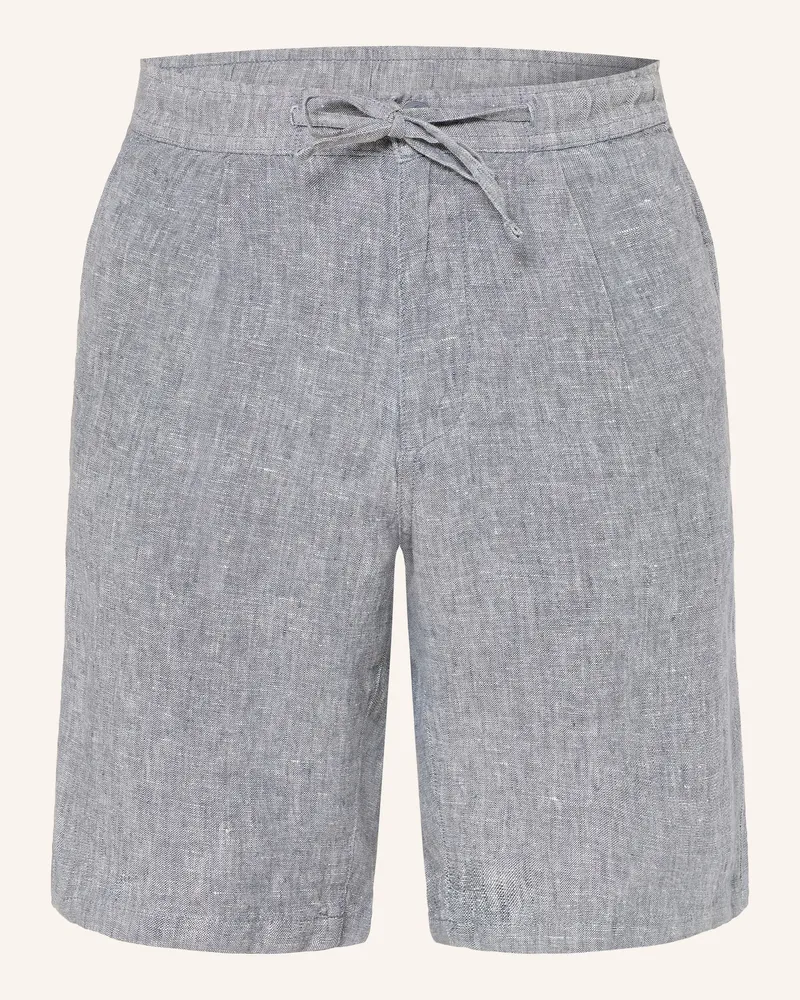 Knowledge Cotton Apparel Leinenshorts Fig Loose Fit blau Blau