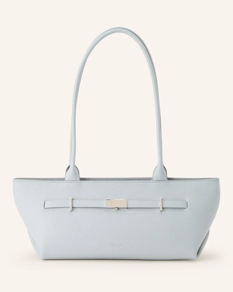 DeMELLIER Schultertasche The New York blau Blaugrau
