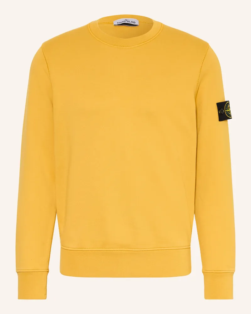 Stone Island Sweatshirt Dunkelgelb