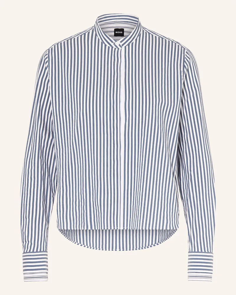 HUGO BOSS Cropped-Bluse BERTYNA Weiss