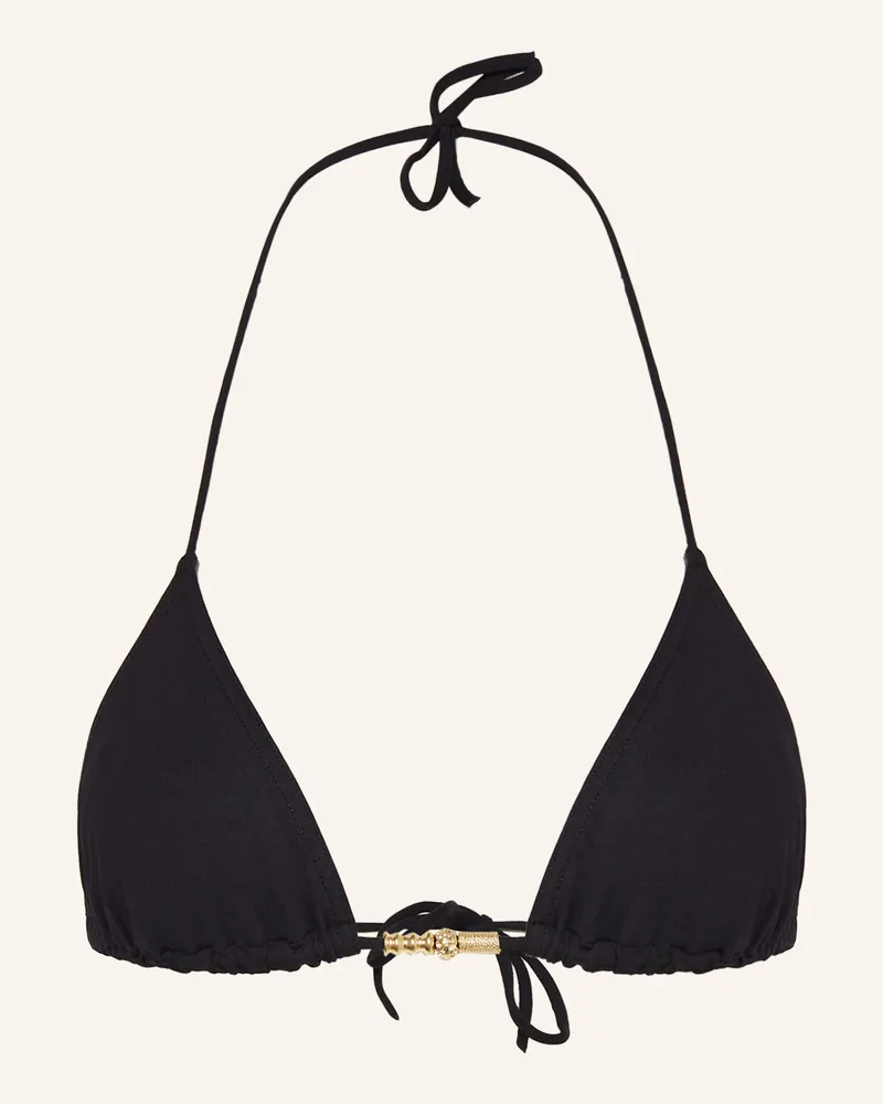 Eres Triangel-Bikini-Top Ephemere schwarz Schwarz