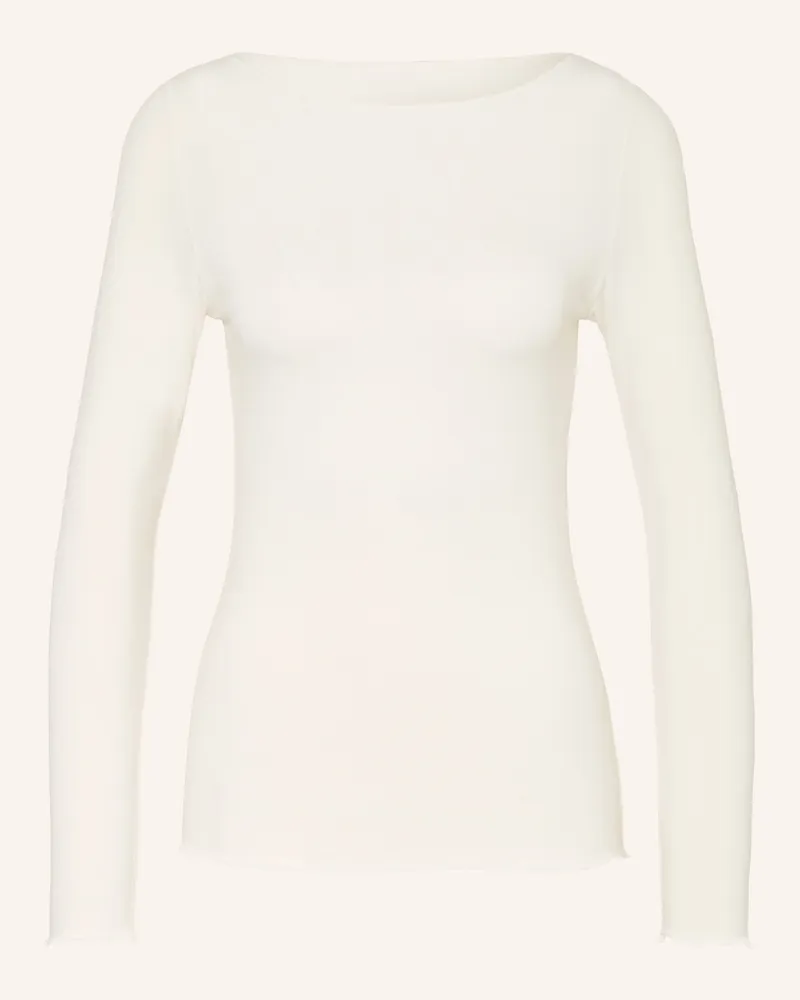 Skiny Longsleeve Cashmere Deluxe weiss Creme
