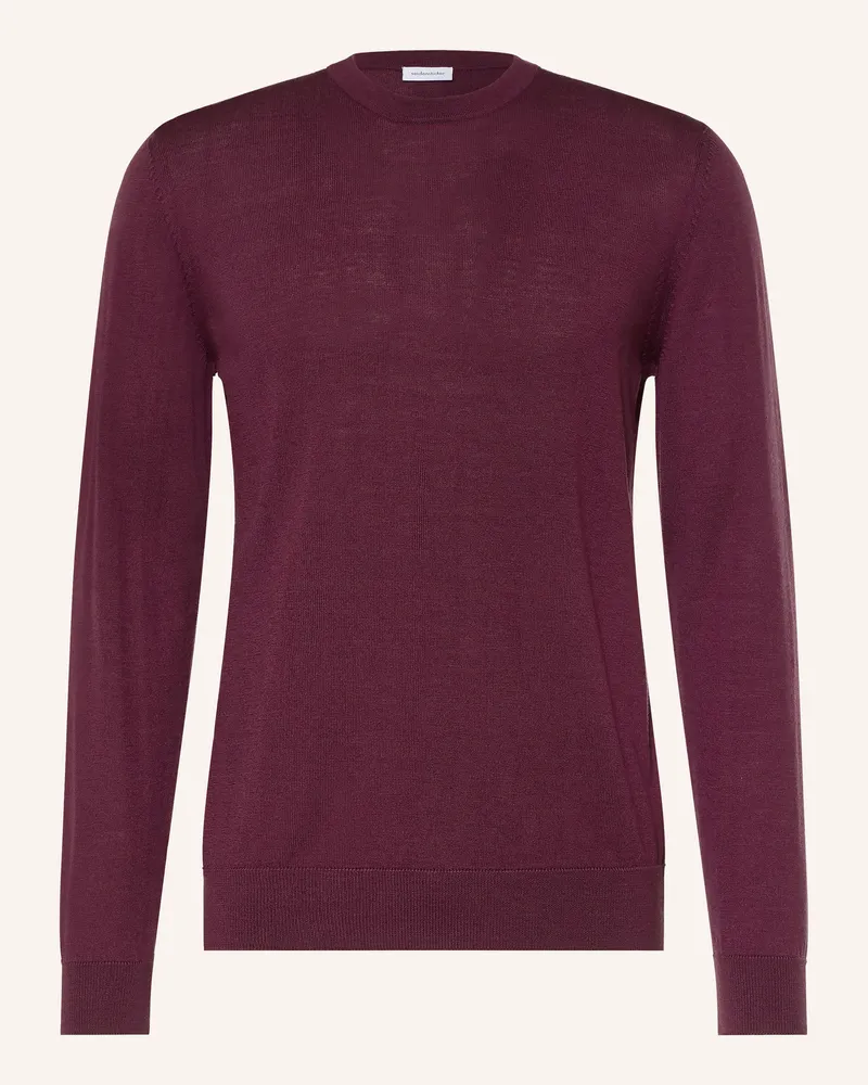 Seidensticker Pullover Aus Merinowolle rot Dunkelrot