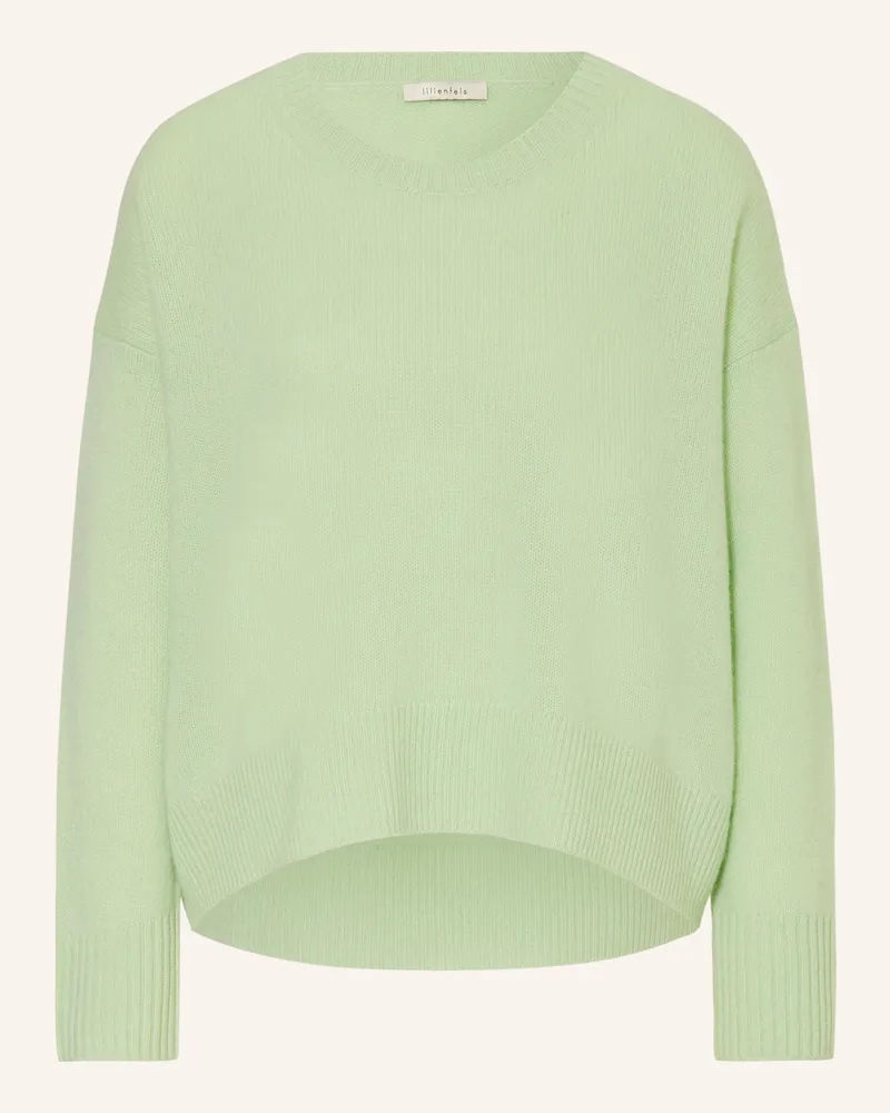 lilienfels Cashmere-Pullover Hellgrün