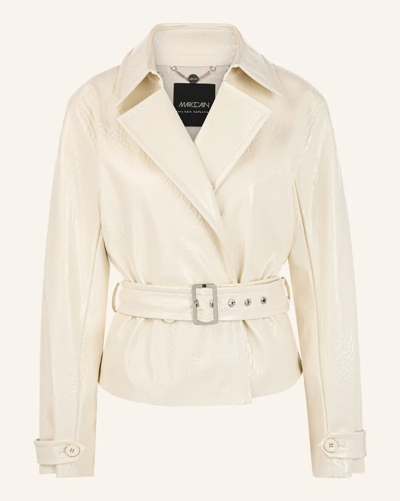 Marc Cain Jacke In Lederoptik beige Beige