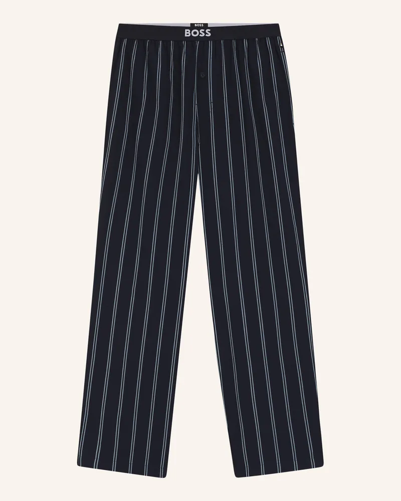HUGO BOSS Pyjamas Unterteil Easy Pants Ew blau Dunkelblau