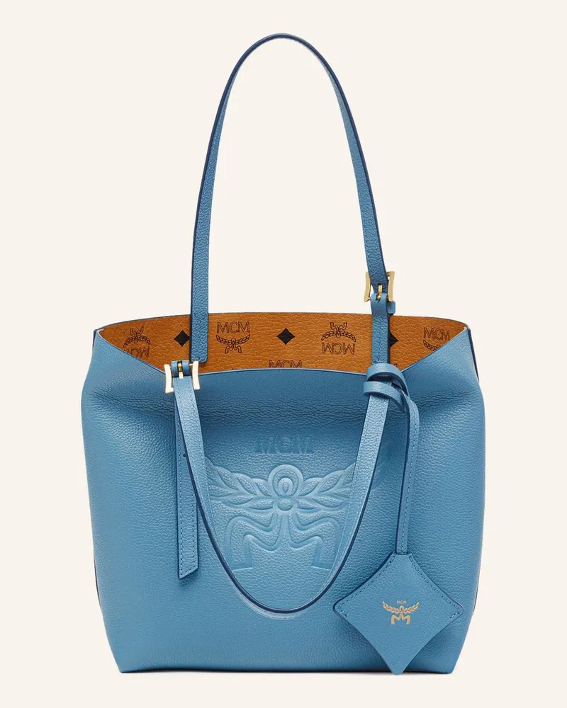 MCM Shopper blau Blau