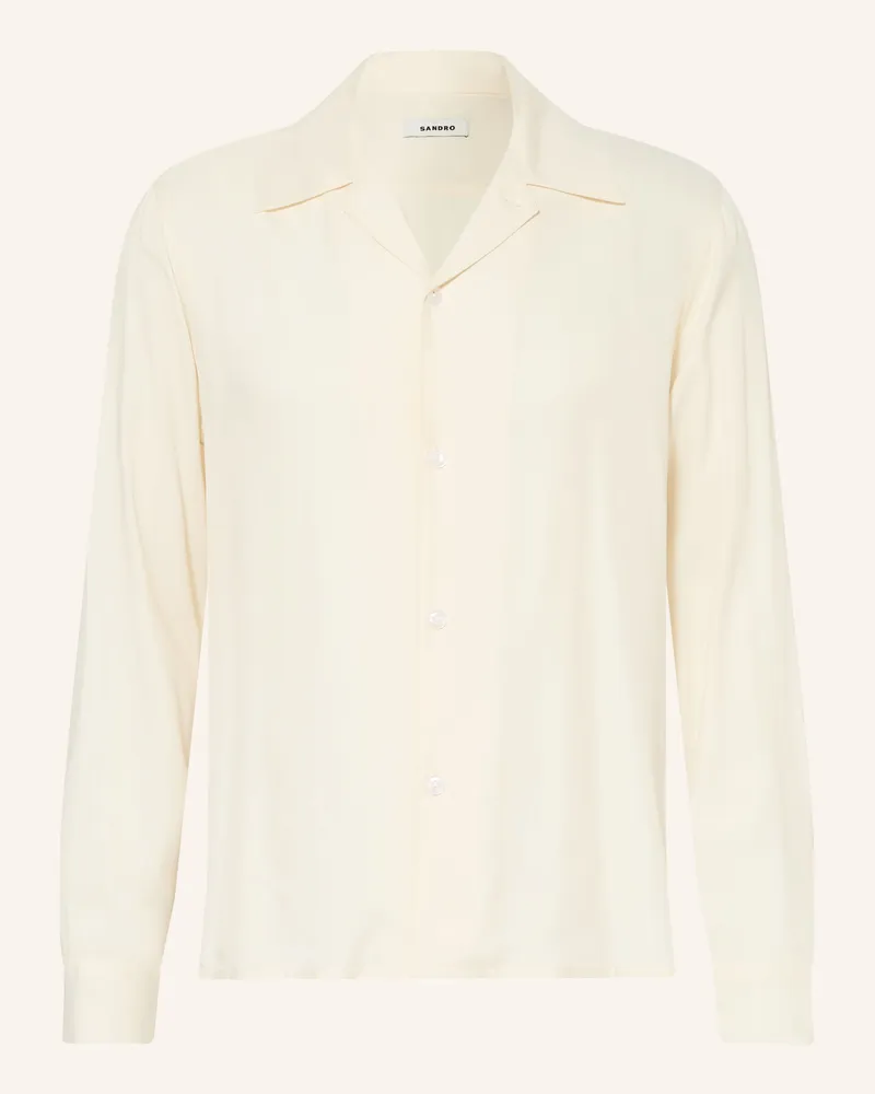 Sandro Resorthemd Regular Fit weiss Ecru