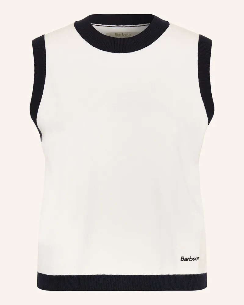 Barbour Pullunder Salthill weiss Weiss