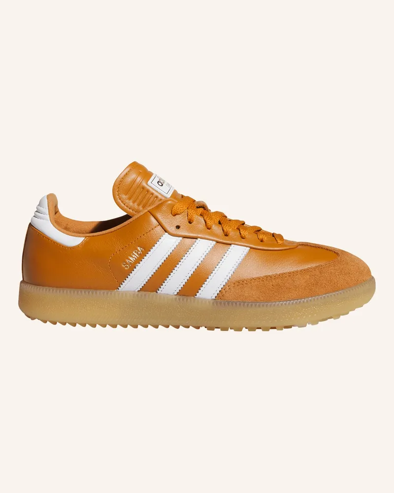 adidas Golfschuhe Samba braun Cognac