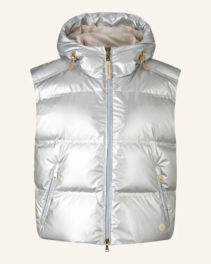 Bogner Daunenweste Silber