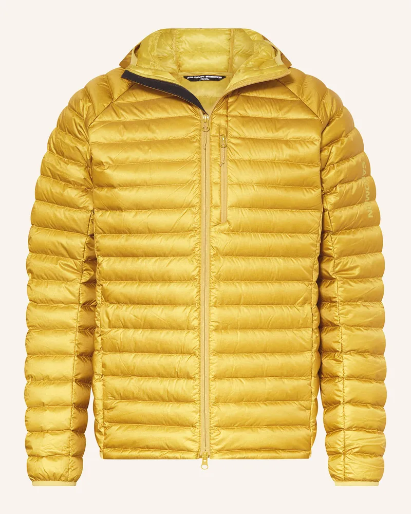 Salomon Daunenjacke Elixir Micro gelb Dunkelgelb