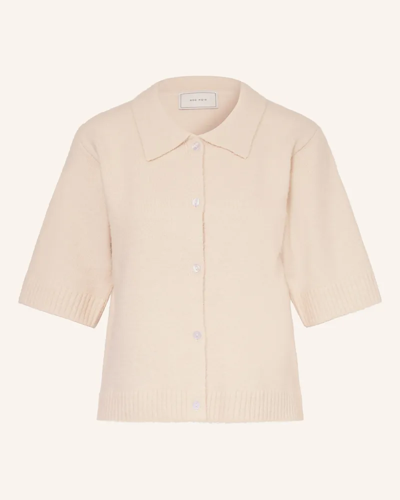 Neo Noir Strickbluse Cunna Mit 3/4-Arm weiss Beige